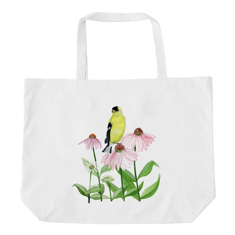 Northern Goldfinch Oversized Tote