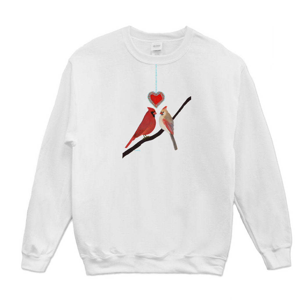 Cardinal Love Crew Neck Sweatshirt