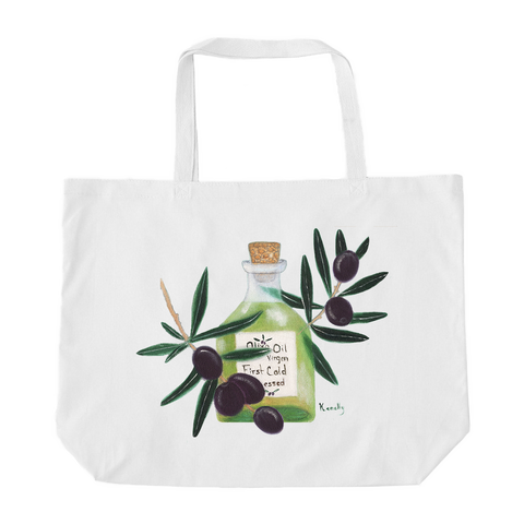 Olives and Oil Oversized Tote