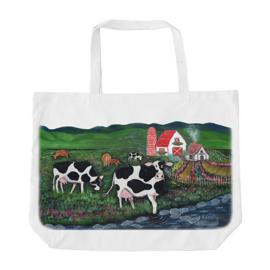 The Red Roof Farm Oversized Tote