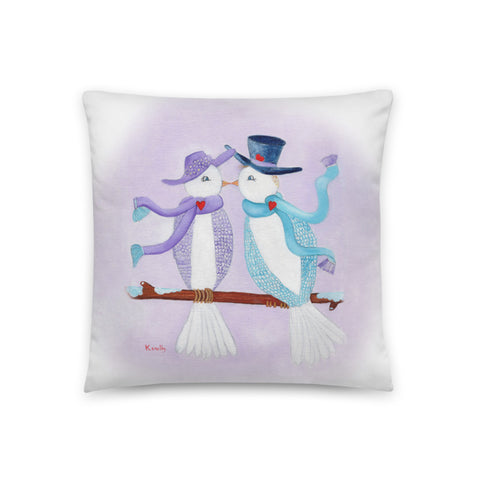 A Valentine's Date Throw Pillow